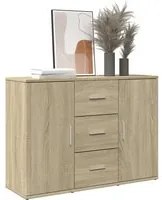 Credenza Rovere Sonoma 90,5x29,5x65 cm in Truciolato 849876