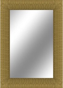 Specchio Fedra rettangolare in legno oro 98 x 138 cm