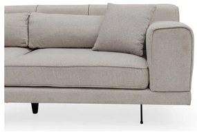 Divano angolare beige chiaro, angolo sinistro Jivago - Artie