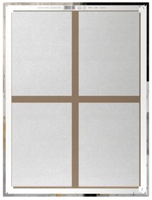 Quadro con elementi dipinti a mano 70x100 cm Jade – Styler