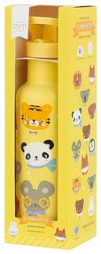 A Little Lovely Company - borraccia in acciaio inox, 500 ml - amici animali