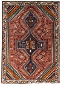 Shiraz Tappeto persiano 180 x 250 Rosso (Iran) Annodato A Mano