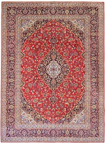 Kashan Tappeto persiano 300 x 410 Rosso (Iran) Annodato A Mano