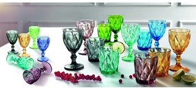 Set di 6 bicchieri Calice Diamante, 250 ml - Brandani