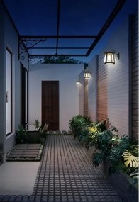 Viking - Applique solare da parete LED dimmerabile LED/2W/3,7V IP54 4000K 2000 mAh