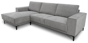 Divano angolare grigio (con penisola a sinistra/con chaise lounge) Copenhagen – Scandic