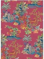 GP & J Baker Carta da parati Knight's Tale - Fuchsia