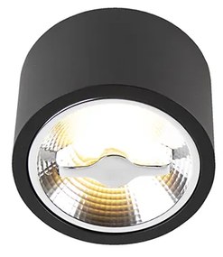 Faretto da soffitto moderno nero AR111 con LED incluso - Expert