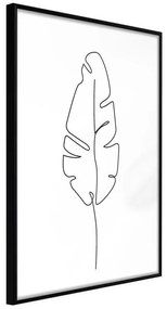 Poster  Drawn with One Line  Cornice Quadri Cornice nera, Larghezza x Altezza Home decor 30x45