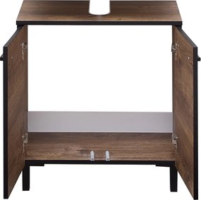 Mobile marrone sotto il lavabo in rovere 60x53 cm Set 374 - Pelipal