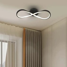 Plafoniera LED LED/24W/230V 3000K nero