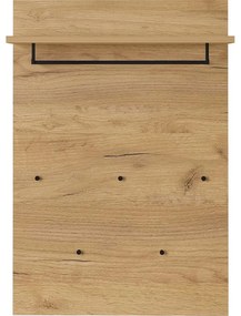 Pannello appendiabiti in rovere decorato in colore naturale Fremont - Germania