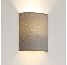 Brilagi - Applique SEMI 1xE27/15W/230V diametro 20 cm grigio chiaro