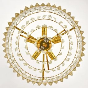 Brilagi - Lampadario a sospensione con catena CRISTAL 5xE14/40W/230V Ø 45 cm