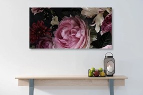 Stampa su tela – Bouquet di fiori in dettaglio