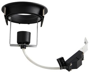 Set di 6 faretti da incasso orientabili neri moderni AR70 - Cisco