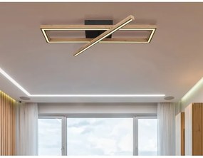 Globo 67287D1 - Plafoniera LED MANDERA LED/36W/230V marrone