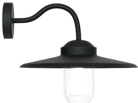 Applique Nera E27 IP54 per Esterni - Serie AURA