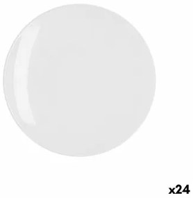 Piatto da Dolce Quid Select Basic Bianco Plastica 20 cm (24 Unità)
