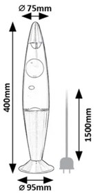 Rabalux 76107 - LED Lampada lava (lampada Astro) LOLLOPOP 3 LED/25W/230V