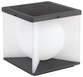Lampada LED Solare da Giardino a Cubo 3W con Telecomando IP65