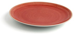 Piatto Piano Ariane Terra Ceramica Rosso (Ø 29 cm) (6 Unità)