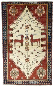 Shiraz Tappeto persiano 120 x 200 Beige (Iran) Annodato A Mano