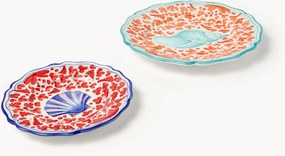 Set di 2 piatti dipinti a mano Menagerie, 1 persona