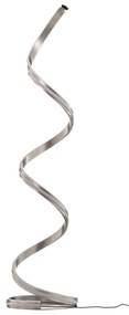 Lindby Salloa piantana a spirale, dimmer, CCT, alu