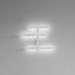Rake al - applique aparete bianco a led 3000k 4056lm 33,8w dimmera...