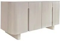 Mobile TV con 4 Ante 140x40x58 cm Caff White in Legno