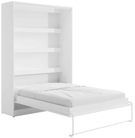 Letto estraibile 140 x 200 cm Apertura verticale manuale Con LED Bianco - RAPILI