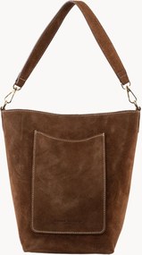 Borsa a mano in camoscio fatta a mano Mini Leyla