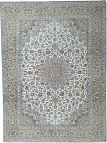 Kashan Tappeto 400 x 300 Beige (Iran) Annodato A Mano