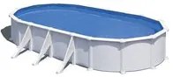 PISCINA FUORI TERRA OVALE 730X375X120 CM FIDJI CON FILTRO A SABBIA, SKIMMER E SCALETTA - GRE KIT730ECO