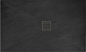 Piatto doccia Rea Black Rock 90x120