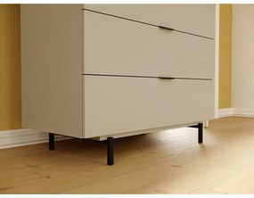 Cassettiera per bambini grigia 105x92x54 cm Tomino – Germania