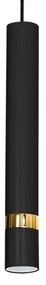 Lampada a sospensione su cavo JOKER 1xGU10/25W/230V nero/oro