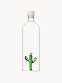 Caraffa in vetro borosilicato fatta a mano Cactus, 1.1 L