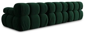 Divano in velluto verde 282 cm Bellis - Micadoni Home