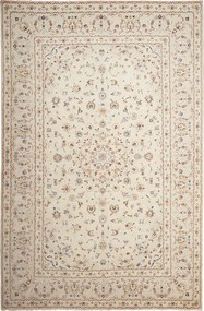 Kashan Tappeto 200 x 310 Beige (Iran) Annodato A Mano