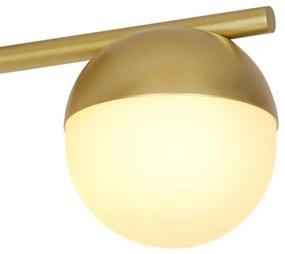 Nordlux - Lampadario a plafone CONTINA 3xG9/5W/230V ottone