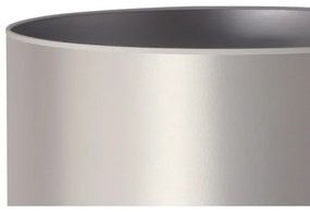 Duolla - Lampada da tavolo CANNES 1xE14/15W/230V diametro 20 cm argento/bianco