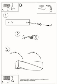 Applique da Parete SIGMA E27 in Ceramica e Vetro da interno