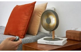 Lampada da tavolo verde con ventola telecomandata (altezza 26 cm) Beyond - Gingko