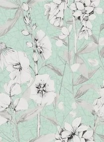 Designers Guild Carta da parati Emilie - Aqua