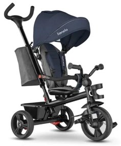 Lionelo - Triciclo per bambini HAARI blu scuro/grigio