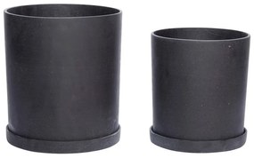 Vasi in pietra in set di 2 pezzi ø 30 cm Podium - Hübsch