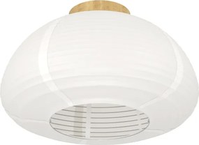Eglo 44063 - Plafoniera SUMMERHILL 1x E27/40W/230V Ø 40 cm bianco/beige