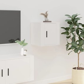Mobile porta tv a parete bianco 40x34,5x40 cm